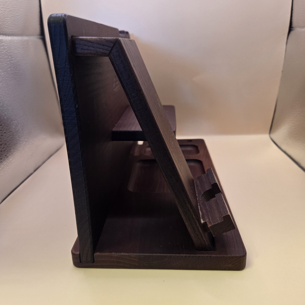 Wooden Desk Organizer by - Brown - Picture 4 of 6